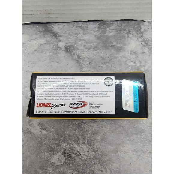 Nascar Action Racing Collectibles Las Vegas Motor Speedway 1:64 Scale Yellow Car - Picture 6 of 6